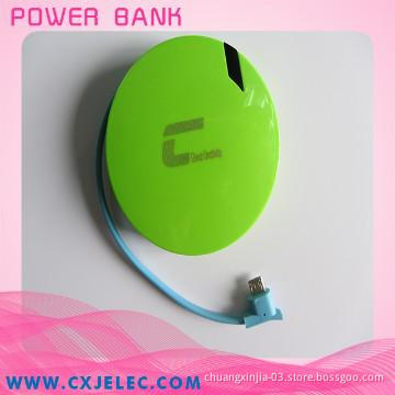 Special desgined power bank for lady with Li-polymer battery 3000mah